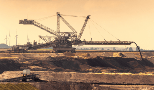 open pit mine